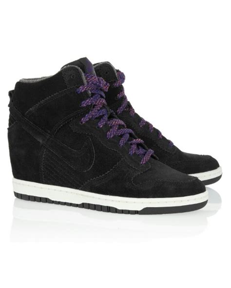 black nike wedge sneakers|nike wedges suede.